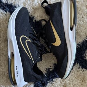 Nike Black and Gold Sneakers